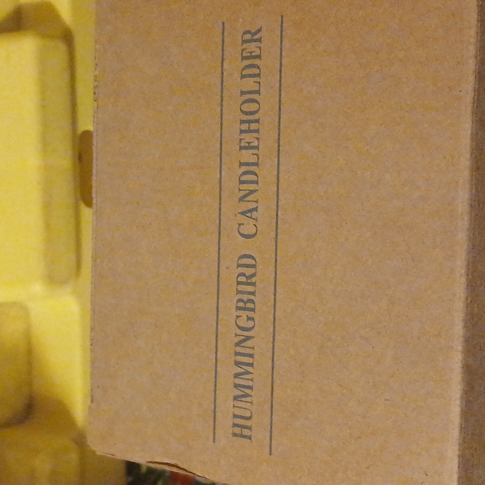 Avon Hummingbird Candleholder - Picture 7 of 7